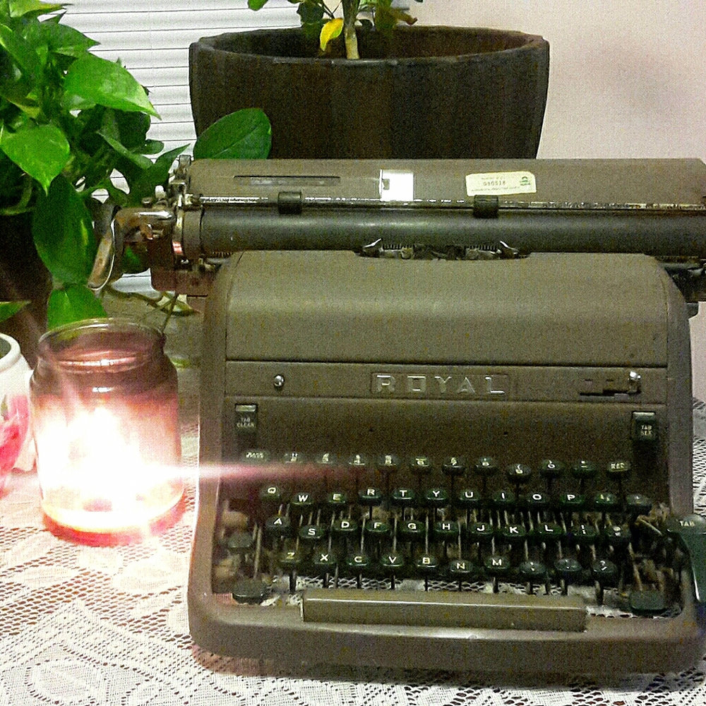 Vintage typewriter